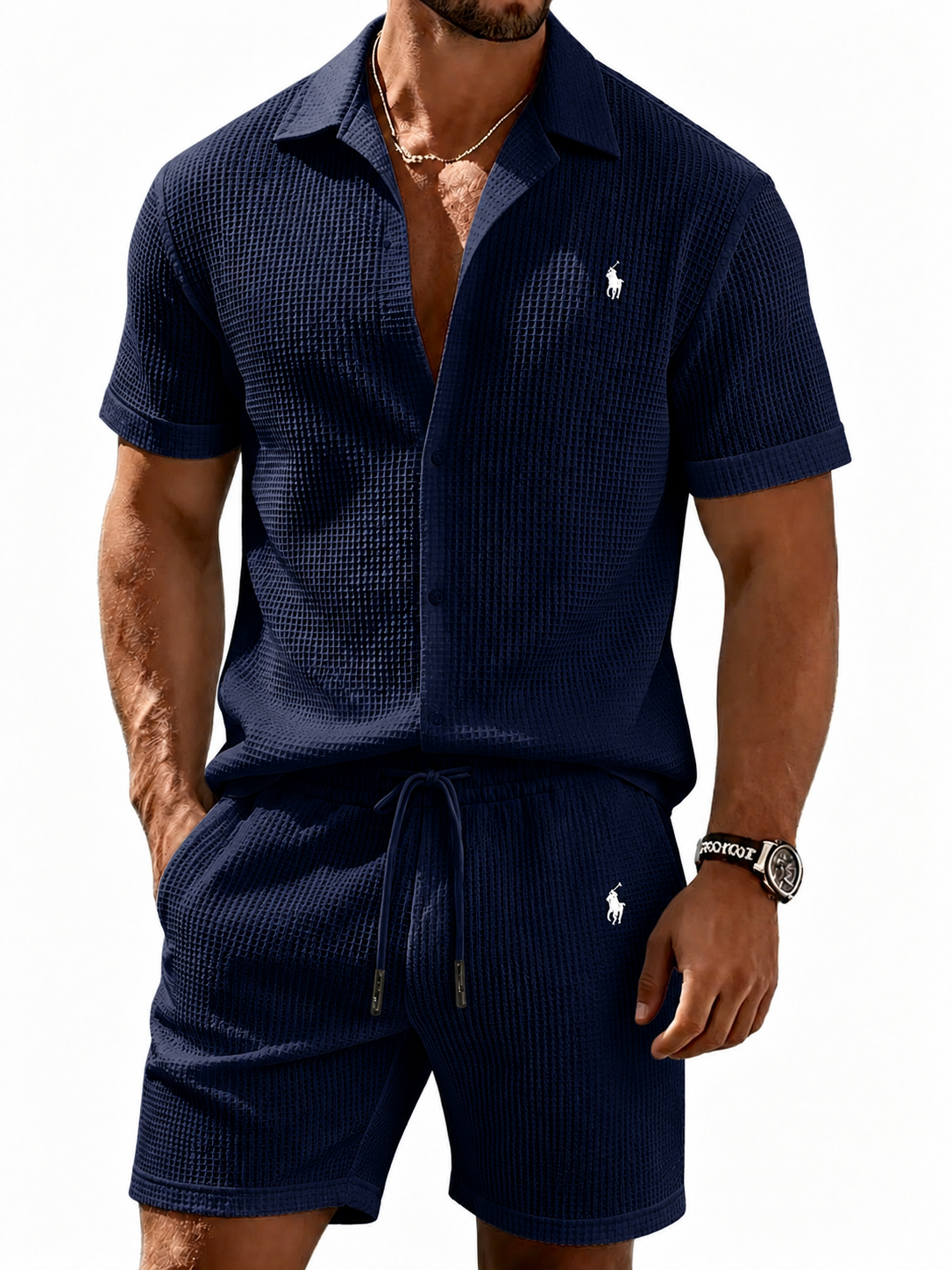 Coastal Waffle Knit Resort Set